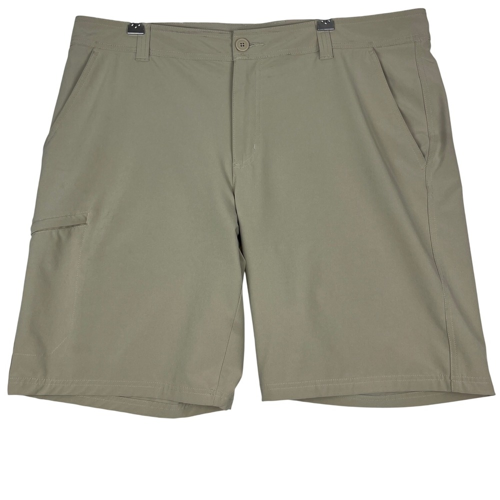 Columbia Shorts Mens‎ 38 Tan Khaki Performance Stretch XM8723 Hiking Outdoor